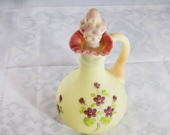 1970's Fenton Burmese Cruet