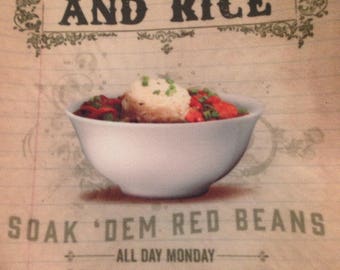 Red Beans and Rice Tea Towel