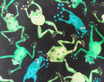 Frog Print Cotton Fabric