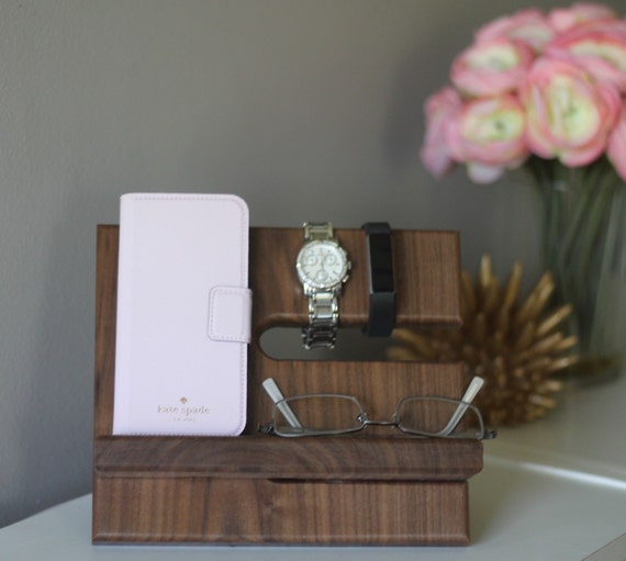 Premium Valet Wood Reclaimed Walnut Wood Valet