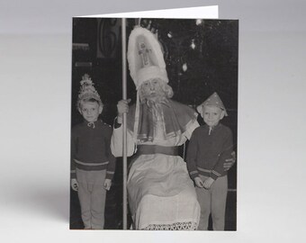 Europe was Creepy Anti Holiday Christmas single card