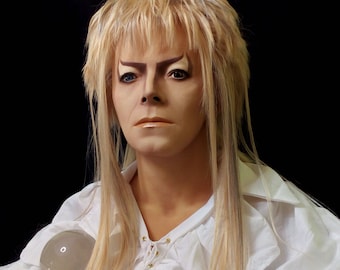 Lifesize Jareth Labyrinth David Bowie 1:1 Bust Goblin King Figure Statue Prop