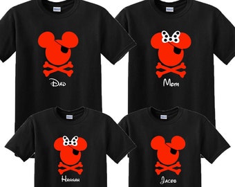 SALE!! Pirate Family Vacation Shirts, Matching Pirate Night Shirts, Disney Family Vacation, Disney Cruise, Disney Family Shirt