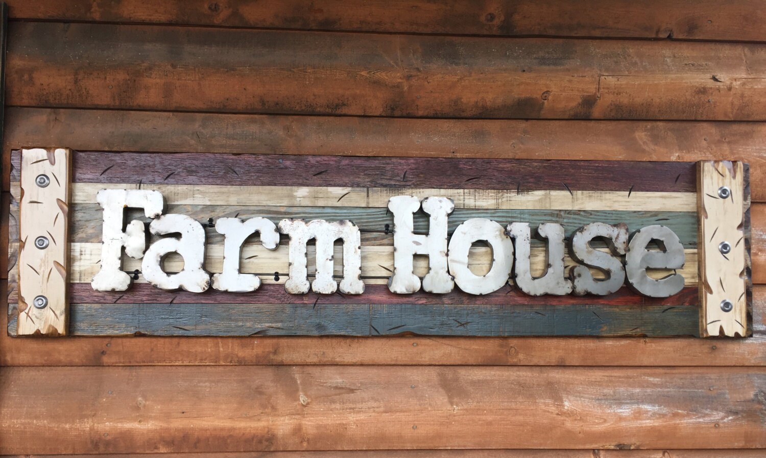 Download FARM HOUSE Farmhouse Decor Wall Sign Rustic Reclaimed ...