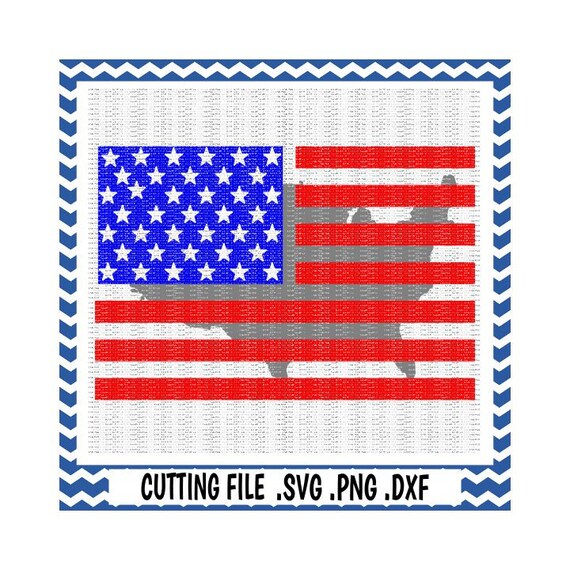 Download American Flag Svg USA Svg-Dxf-Fcm-Png-Pdf Cutting Files For