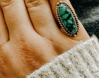 Beautiful Vintage Navajo Turquoise Ring