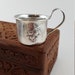 Baby Cup in Sterling silver Vintage cup baby gift Webster sterling silver Small silver cup TWO cups PR3424