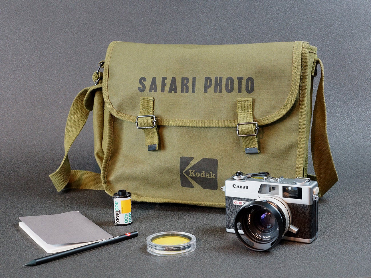 Kodak memorabilia Vintage Camera Bag Safari Photo