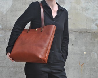 Italian Leather Shoulder Bag, Italian Leather Laptop Bag, Leather Work Bag, Leather Bag, Leather Tote Bag, Leather Diaper Bag, Leather Tote