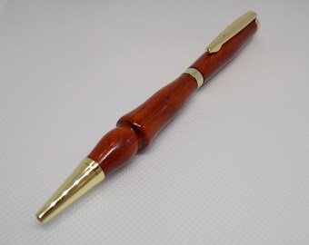 SlimLin Pen / Wood Body / Gold Kit (Red)