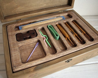 Knitting Storage Box for Knitting Supplies.Occasion. Organizer. Big Sale: Shopping Promotions.