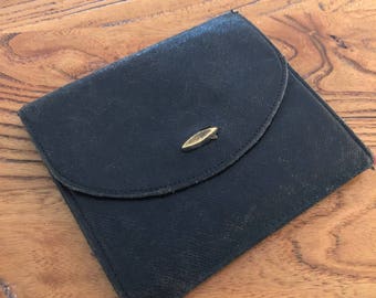 Portemonnaie, vintage, Herren, Kunstleder, Geldklammer, Geldscheinorganizer, Geldschein, Geldbeutel, 1950s