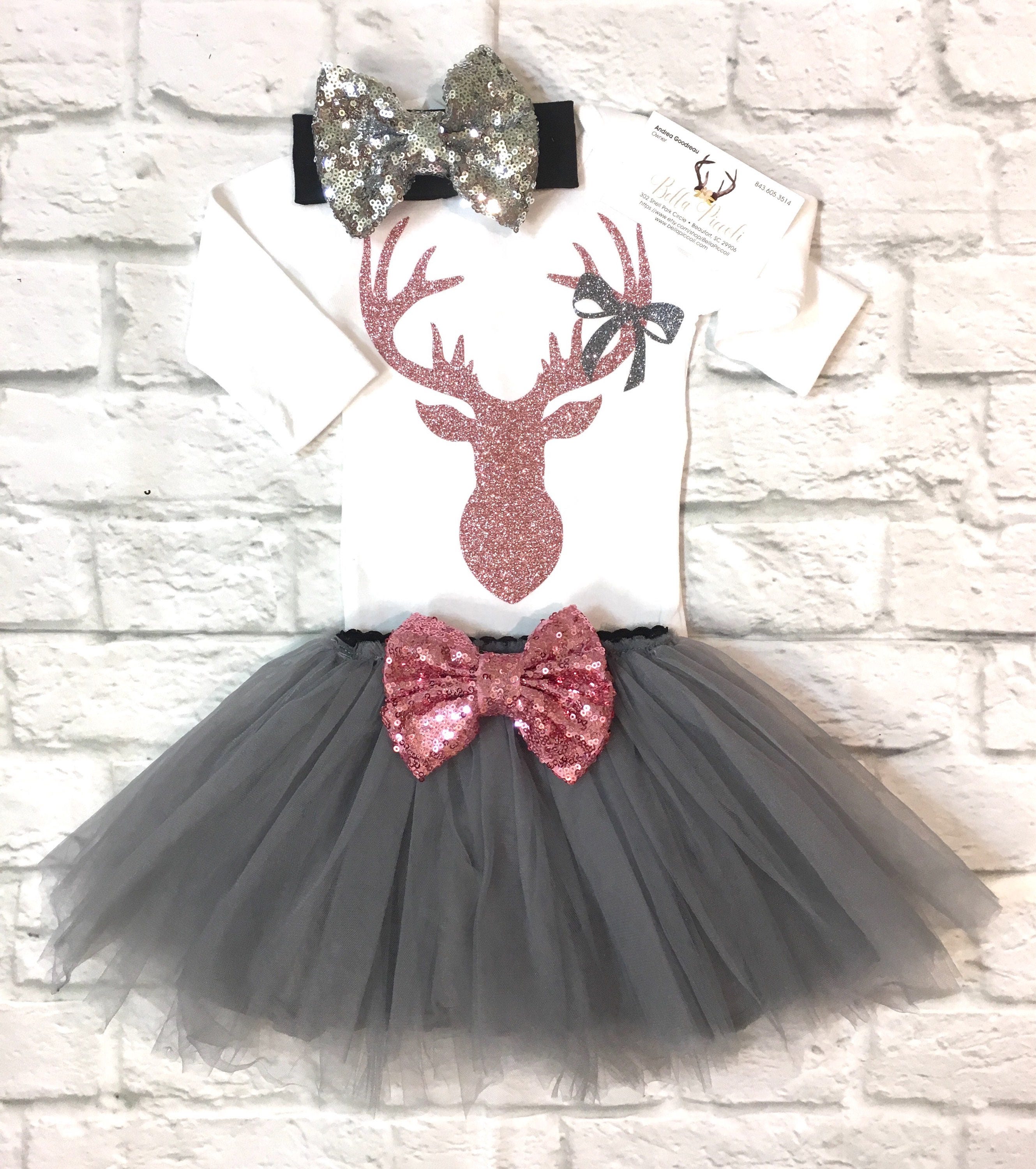 Baby Girl Clothes Girls Hunting Bodysuit Deer Bodysuit