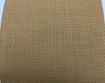 SUMMERSALE Wheat, Aida Fabric, 14 Count, 13 by 23 inch Cross Stitch Fabric