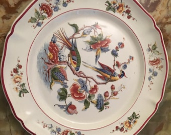 Antique Villeroy & Boch Dinner Plate 10", Made in Mettlach Germany 1880 - 1920s