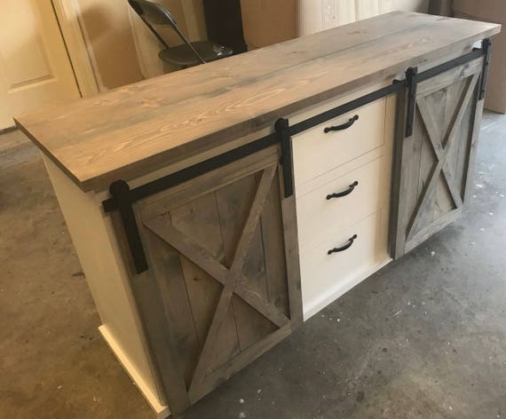 Diy Bathroom Vanity With Sliding Barn Door