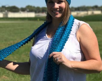 Handmade Crochet Hat and Scarf