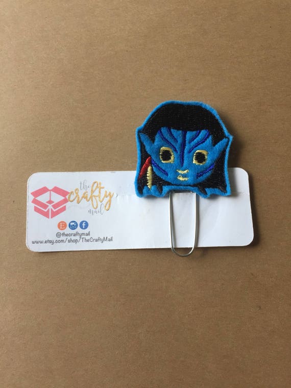 Avatar Clip/Planner Clip/Bookmark. Avatar planner clip. Character planner clip. Female avatar
