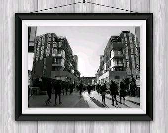 Milan, Milan, Poster, printable, instant Download, print now, Italy, street photography