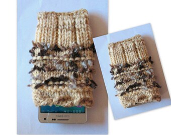 iPhone 6 case iPhone 6s case Rainbow Phone Sleeve Knit Phone Case Vegan Cell Phone Cozy Knitted Mobile Phone Sock iPhone 6 plus case iPhone