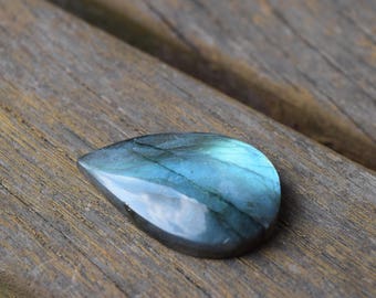 Only One Labradorite Cabochon_Necklace Pendant_handmade in US