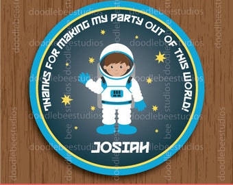 Outer Space Favor Tags, Astronaut Favor Tags, Astronaut Labels, Outer Space Labels, Space Party Tags, Outer Space Printables