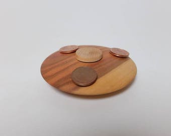 Fidget Spinner in Plum and Maple