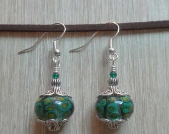 Earrings small polka dots