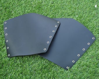 black or brown vambraces