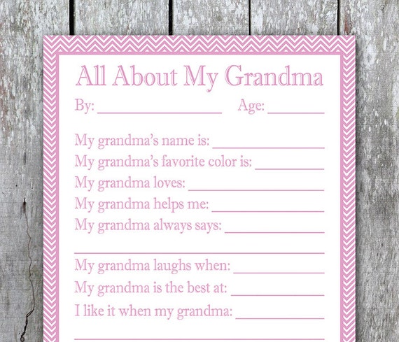 All About My Grandma Printable Printable Word Searches All About My Grandma Printable Printable Word Searches