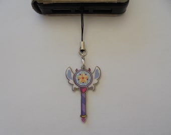 Star vs the Forces of Evil Third season wand -Mobile Keychain - Landyard