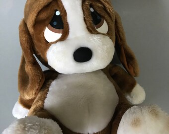 giant stuffed basset hound