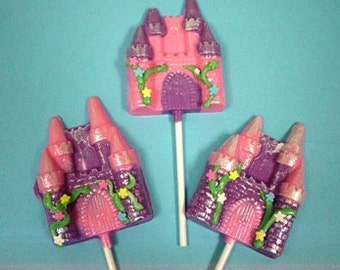 Princess Castles chocolates lollipops 12