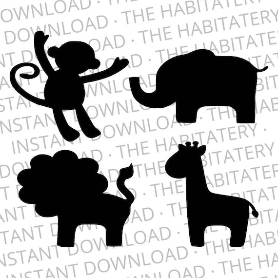 Download Baby Animals SVG Baby Animals Silhouette SVG Baby Animals