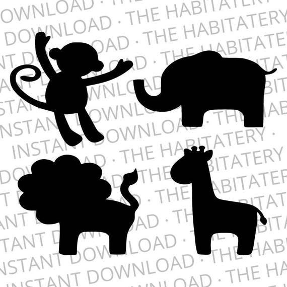 Baby Animals SVG Baby Animals Silhouette SVG Baby Animals