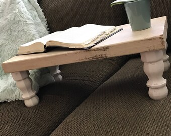 Wooden Tray with Feet, Wood Pedestal Tray, Bed Tray, Decorative Tray, Pedestal Stand, Rustic Home Decor, Farmhouse Table, Display Stand