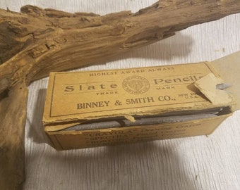 Binney and Smith box of slate pencils