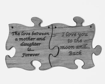 Mother Daughter Wall Banner Puzzle 'Charm'