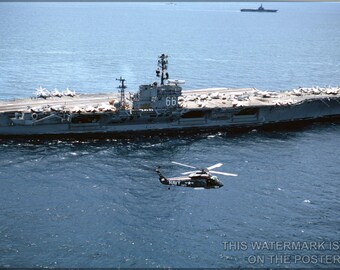 Poster, Many Sizes Available; Uss America (Cv-66)