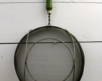 Primitive Metal Colander Strainer