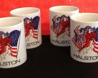 Vintage Halston Coffee Mugs