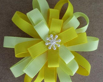 Loopy Hair bow for baby, toddler, young girl, big girl or even your big 4 legged girl!