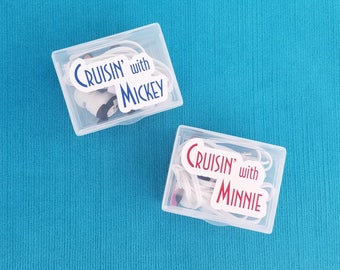 Cruisin' with Mickey - Cruisin' with Minnie- Earbuds & Case - Fish Extender Gift - Earphones - Disney Cruise FE Gift