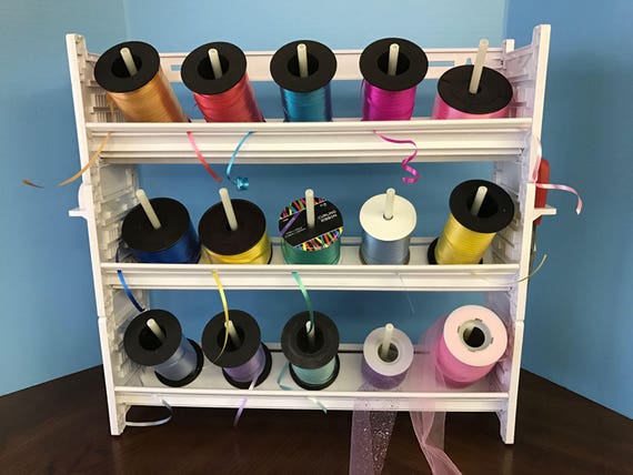 Curling Ribbon Holder Storage Rack Organizer 3-shelf MRHC3