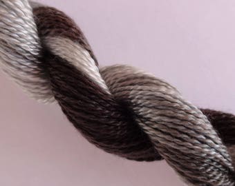 Iron Hand Dyed Tencel Thread Size 8