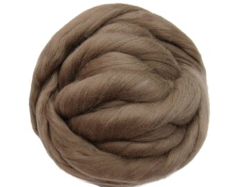 Merino / Silk Roving, (Earth)