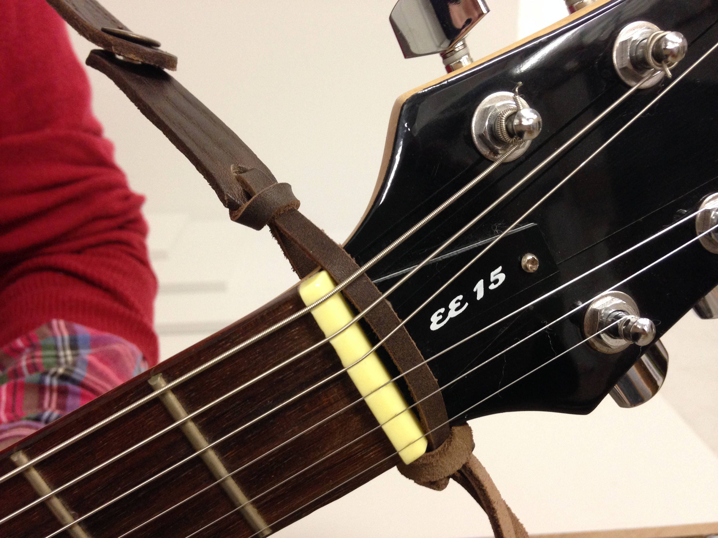 Guitar Strap Headstock Loop high quality leather quick