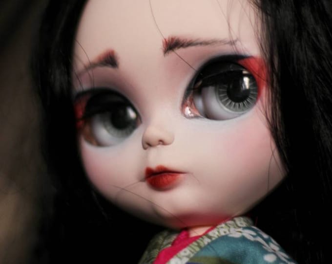 Madame Butterfly. OOAK Custom Blythe doll.