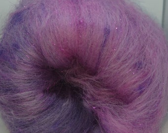 Twilight Princess Carded Batt 50g merino/silk/angelina