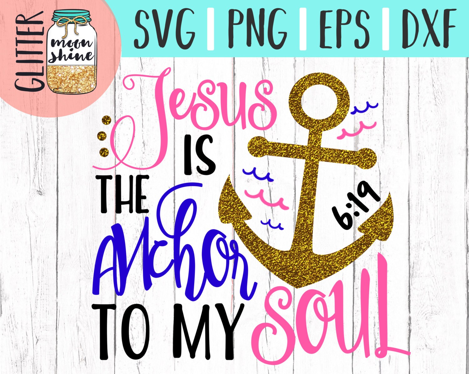 Download Jesus is the Anchor svg dxf eps png Files for Cutting Machines Cameo Cricut, Girly, Baby ...